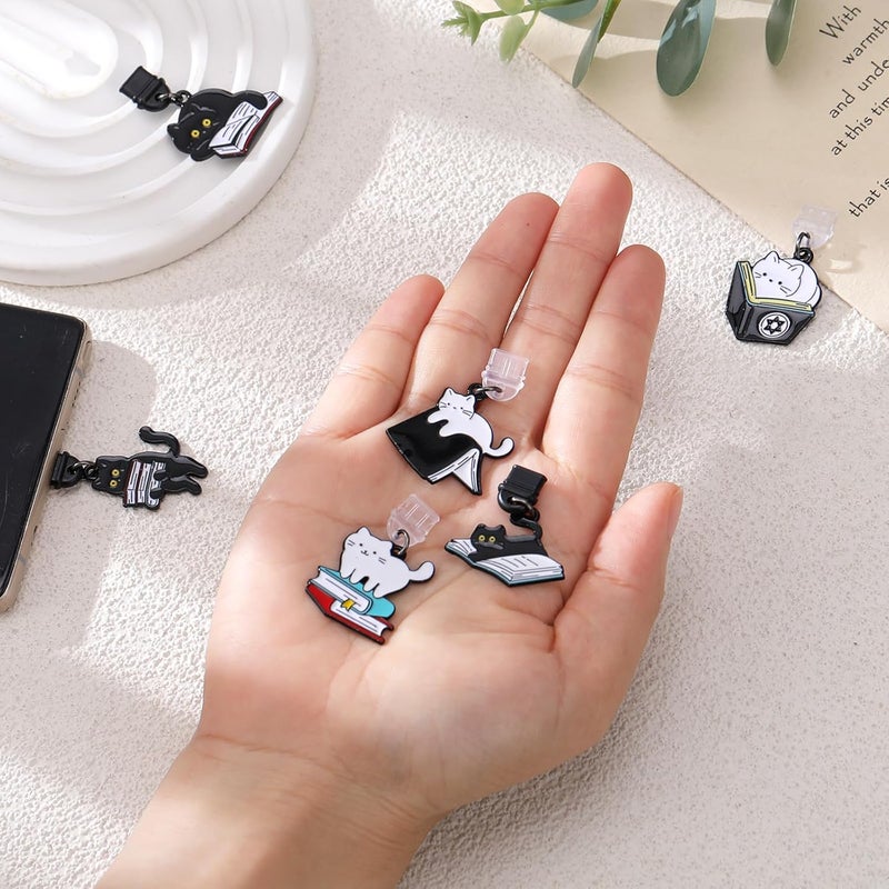 TAKEALOOKO Store Dust Plug Charms for Kindle - 6 Pack Dust Plug for Kindle Type C/USB C, Gift for E-Reader Accessory - Image 3